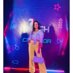 Tonni Laha Roy Instagram - Thank you for giving me the “ MOST LIKED CREATOR” Award @josh.bangla @svfsocial 💚🤍 Costume : @aditi.ghoshofficial ❤️ Makeup & hair : Me, myself 😇 Ozora