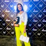 Tonni Laha Roy Instagram - Thank you for giving me the “ MOST LIKED CREATOR” Award @josh.bangla @svfsocial 💚🤍 Costume : @aditi.ghoshofficial ❤️ Makeup & hair : Me, myself 😇 Ozora
