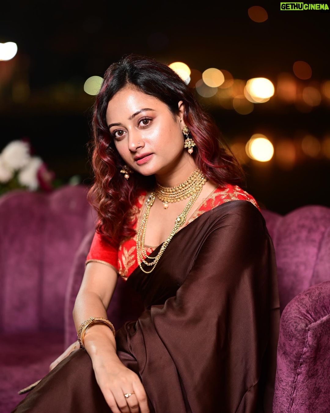 Tonni Laha Roy Instagram - I feel nobody is left to get married except me !! ðŸ¤ðŸ¤Ž Captured by @siladitya_dutta 🫶 #love #weddingseason #weddingphotography #photooftheday #animal #2023 #song #instagood #saree #instafashion #satranga