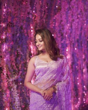 Tonni Laha Roy Instagram - 💜 

Hair @sontai_sontai1111 
📸 @rjduttaranjit
Makeup - Yours truly 🪻