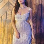 Tridha Choudhury Instagram - Talk to me nice 🩵 Wearing @nanditathirani 🩵 Styled by @intriguelook Music @kenzaniofficial @tech_panda @harisukhmani @raxstaruk 🩵 #weddinggowns #weddingwear #eveninggown #couturegown #hautecouture