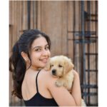 Tunisha Sharma Instagram - I’d like to introduce you to the newest, cutest, mischievous, and the most adorable member of our family, Tyson❤️🐾 Thanku @hervegagoals for capturing these moments✨📸