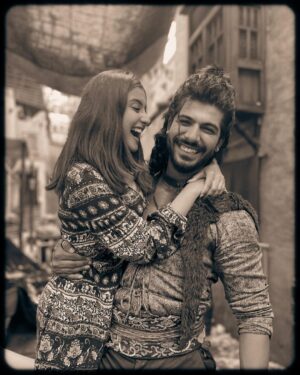 Tunisha Sharma Instagram - Happy International Men’s Day to the Man who lifts me up just like this! The most hardworking, passionate, wildly enthusiastic and the most beautiful Man in my life! You don’t know what you are and that’s the most beautiful part. @sheezan9🌹

Its time to recognize and honour the contributions and sacrifices that a man makes for his family and society! Happy International Men’s Day to all the amazing men out there!💪🏻❤️