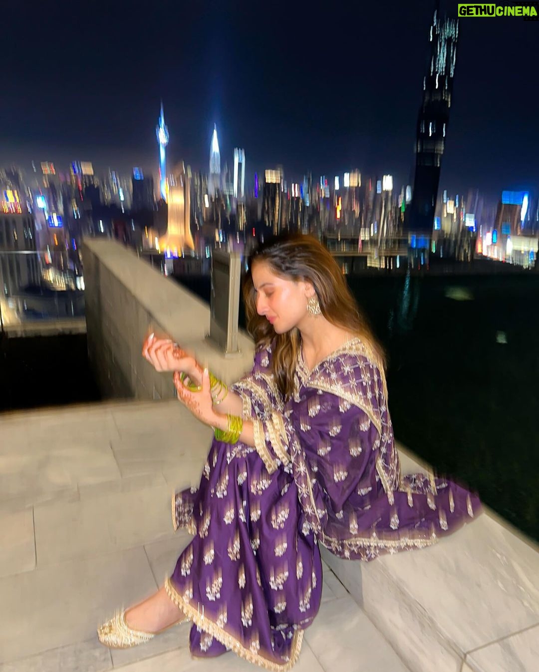 Uditi Singh Instagram - Here’s to love, light & ladoos…🪔💜✨ Thank you @shopmulmul for the outfit 🫰🏻 Kuala Lumpur, Malaysia
