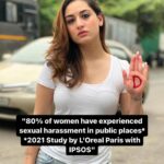 Uditi Singh Instagram - #Collab Street harassment is so common that we look away & ignore it thinking it’s no big deal. But to be honest, Street harassment is always a big deal. Everyone has the right to walk down the streets feeling safe & hence @lorealparis has come up with an initiative urging everyone to Stand Up against street harassment. Because we are all worth it. Head over to the website http://Standup-india.com & take the 5Ds training - Distract, Delegate,Delay,Document,Direct. @lorealindia #Lorealparis #WeStandUp #WorthIt #StopStreetHarassment #Gateway_to_Change #StandUpAtGateway