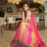 Uditi Singh Instagram - Sight for sore eyes 🩷✨ . . . Wearing: @aliyanabymeenabazaar MUA: @dvmakeovers 📸: @amit_dey_photography