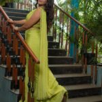 Ulka Gupta Instagram - Divine Feminine✨ Styled by @instylewithaditi Outfit @aahava_couture Jewellery @shillpapuriidesignerjewellery MUA @makeupbymeenx Photographer @portraitdeewana 1522 Mumbai