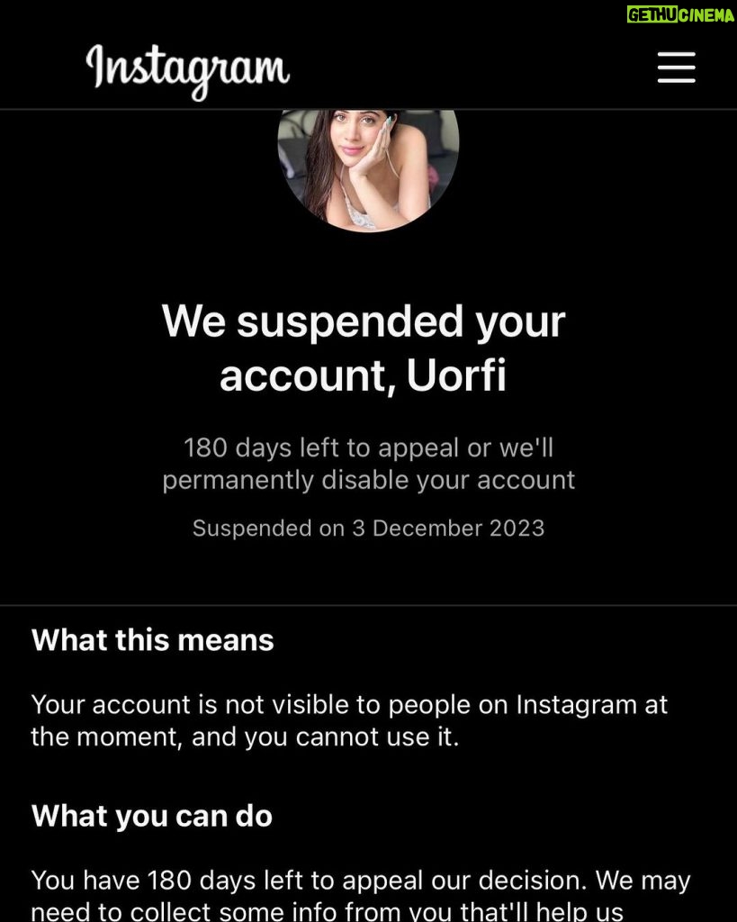 Urfi Javed Instagram - How my 2023 looked liked 🪄 My account is facing major glitches , got dectivated theice in a week , my account status shows error and other professional dashboards shows error , everyday I get a notification that my post has violated guidelines and then again it’ll be reposted again , ( I receive the same notification for the same post everyday again and again ). Every time I post something the number of followers will go down significantly then increase again c then again go down . It’s like a roller coaster (this account ) Idk what to feel and how to react 🤷🏻‍♀️ @metaindia