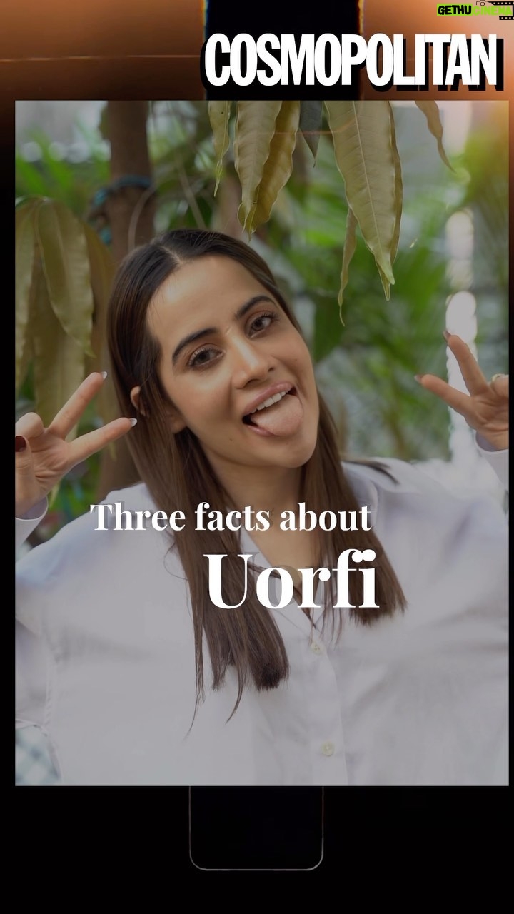 Urfi Javed Instagram - Who better than Uorfi Javed to ring in the Halloween spirit, but this time, with a twist. Having heard her thoughts on Mumbai, reading, and wanting to become a rapper, it’s now time to hear her thoughts on much more. PS: It includes a life-changing choice she made and something ‘shocking’ (in true Halloween style) about her that you had no idea about! Digital Editor: @sonalved Video Editor: @sanjanaaaaaaaaa_ Videographer: @alphagrapherr Location: @blabberallday #UorfiJaved #CosmoIndia #CosmopolitanIndia