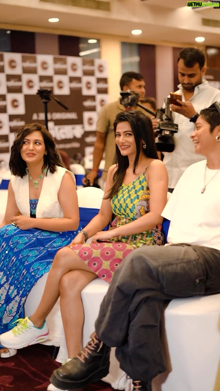 Ushasi Ray Instagram - #Chotolok press meet uncut 😉 See you on @zee5_bangla ...#chotolok is streaming now . A big thanks to them who already watched and sending us positive feedback since morning..Keep loving and supporting our work like this 🙏