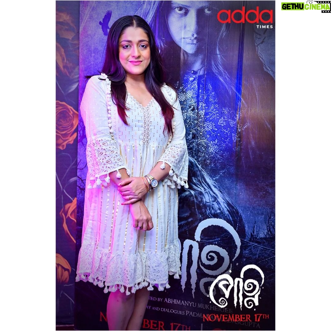Ushasi Ray Instagram - Some glimpses from the trailer launch event of #Petni... @jasmineroyofficial @ushasi @kanchanthinksreaal @arnab29.09 @raychaudhuryanindita @subhrajit_dutta13 #AbhimanyuMukherjee @padmanabhadasgupta #Addatimes #NewSeries #AddaEkhonJomjomat #PetniOnAddatimes