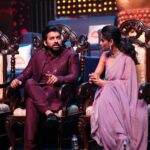Ushasi Ray Instagram - Straight from sets of #dancebangladance2023 grand finale for our new series #Chotolok promotion...Streaming on @zee5_bangla from 3rd November....Finally me the legend @mithunchakrabortyofficial & favourite #humpty and also the judges & @ankush.official
