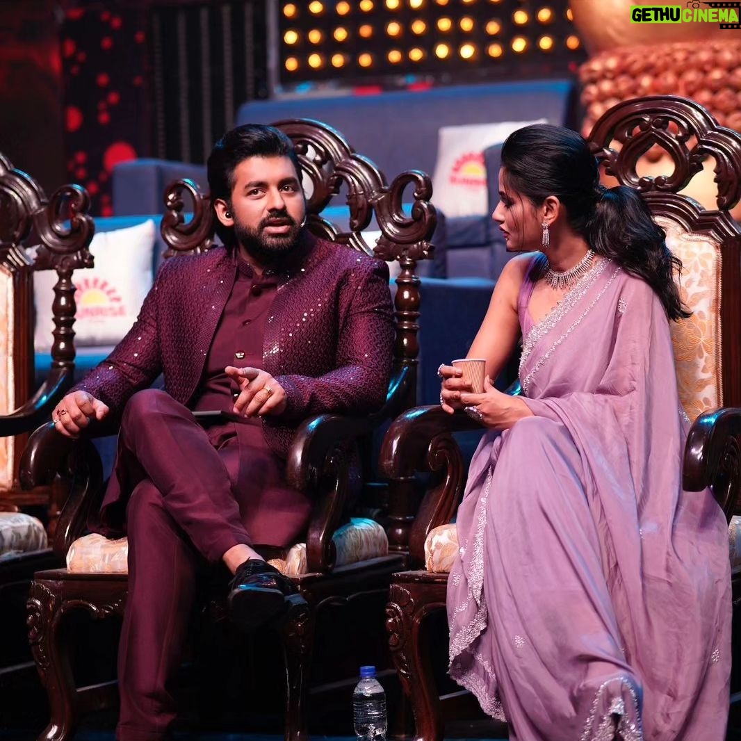 Ushasi Ray Instagram - Straight from sets of #dancebangladance2023 grand finale for our new series #Chotolok promotion...Streaming on @zee5_bangla from 3rd November....Finally me the legend @mithunchakrabortyofficial & favourite #humpty and also the judges & @ankush.official