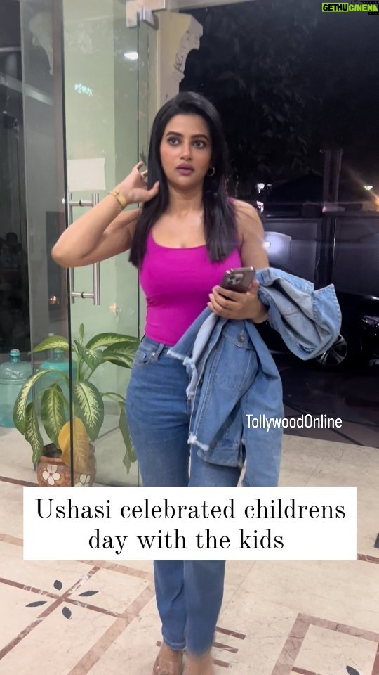 Ushasi Ray Instagram - Actress @ushasi celebrated #childrensday with the kids at @soultheskylounge today. #ushasi #kids #TOSpotted