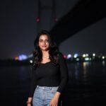 Ushasi Ray Instagram - An evening in Kolkata 🖤🖤🖤🖤 #MyCity