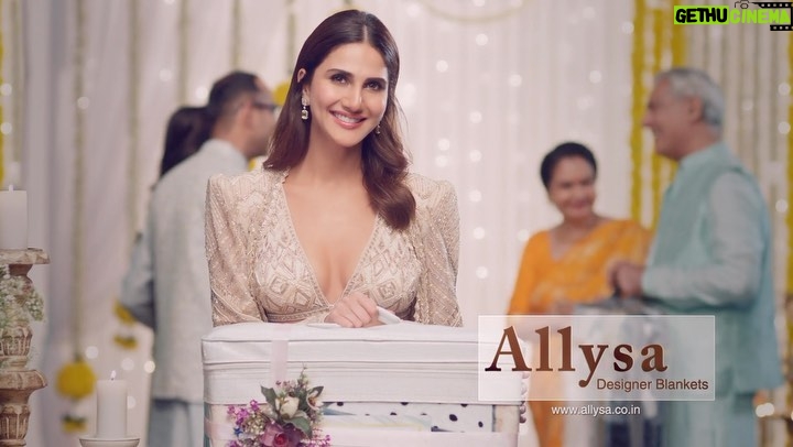 Vaani Kapoor Instagram - Diwali is all about spreading light and love. Allysa blankets are here to add a touch of warmth to your celebrations. Get ready to snuggle up this Diwali. #DiwaliWithAllysa #AllysaBlankets