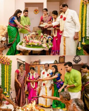 Vaishali Thaniga Instagram - Shashti poorthi❤️

#shashtipoorthi #weddingphotography #wedding
#together