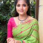 Vaishali Thaniga Instagram - #beinganjali ❤️ makeup by me 😬❤️ Saree @chettinad_sarees ❤️ Blouse @abarnasundarramanclothing ❤️ Pic courtesy @kotti_24 😘 #instapost #weekend #vibes #saree #sareelove #traditional #photography #nature #bliss #instalove #actress #fashionista #blogger #instadaily #happiness #crazy #makeuplover #actor #tamilindustry #photoshoot #shoot #life #lifestyle #weekendmood