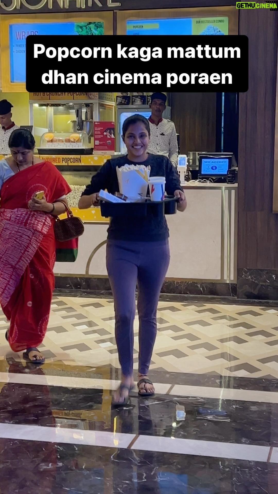 Vaishali Thaniga - 16.9K Likes - Tag those popcorn lovers 😎😎