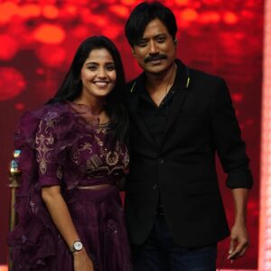 Vaishali Thaniga Instagram - With SJ Suriya sir 😍❤️ @iam__sjsuryah ❤️