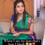 Vaishali Thaniga Instagram - 🙈❤️🙈 MUAH @makeup_by_hashini_trichy ❤️ Mehandi @shashipinkie ❤️