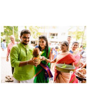 Vaishali Thaniga Instagram - Shashti poorthi❤️

#shashtipoorthi #weddingphotography #wedding
#together