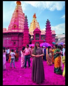 Veena Jagtap Instagram - 🌸आई अंबाबाईचा उदो उदो🌸 🌸ज्योतिबाच्या नावानं चांगभलं🌸 Kolhapur - कोल्हापूर
