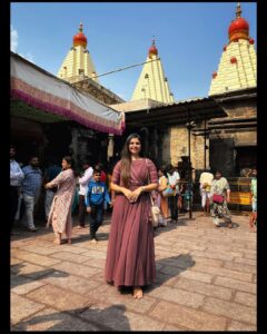 Veena Jagtap Instagram - 🌸आई अंबाबाईचा उदो उदो🌸 🌸ज्योतिबाच्या नावानं चांगभलं🌸 Kolhapur - कोल्हापूर