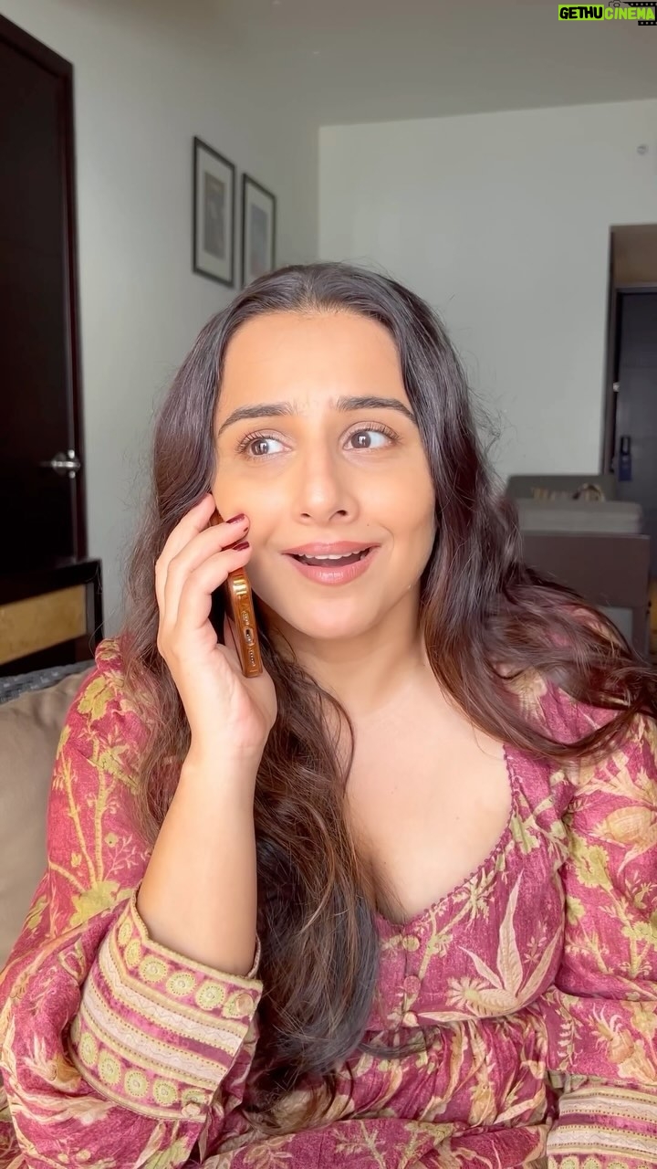 Vidya Balan Instagram - Likho mera number…