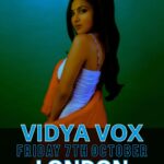 Vidya Vox Instagram – Vidya Vox Live in London

1 billion views on YouTube says it all! Catch Vidya Vox and her band in London, performing her South Asian infused viral hits, and upcoming new material. 

Date: Friday 7th October 2022

Show Timing: 
7pm doors open, 8pm start, 10pm finish

After party: 
10pm till 2am

Location: 
Secret Central London / Zone 1

Show ticket pricing: 
£15 limited early bird, thereafter £20 / £25

Contact:
Info@thamarai.com / 07939 418 764

Thank you
Thamarai team

#VidyaVox #Liveinlondon
#Southasia #Southasian #Tamil #Hindi #Punjabi #Malayalam #Kannada #Telugu London, United Kingdom