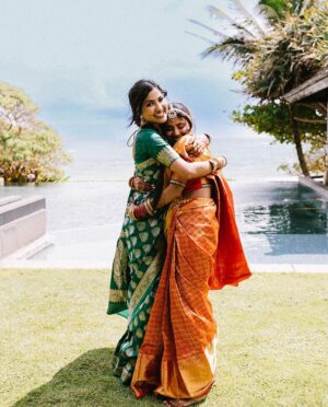 Vidya Vox Instagram - My sister @_vandanaiyer_ got married to @beckstreetsback in front of their immediate families in the sweetest ceremonies. It was so beautiful! Here are some of my fav pics from ceremony 1 🥰❤️