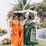 Vidya Vox Instagram - My sister @_vandanaiyer_ got married to @beckstreetsback in front of their immediate families in the sweetest ceremonies. It was so beautiful! Here are some of my fav pics from ceremony 1 🥰❤️ Kahuku, Hawaii