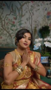 Vidya Vox Instagram - “Vanakkam” out now, everywhere! Tell everyone thaaanku 🥰🙏🏾