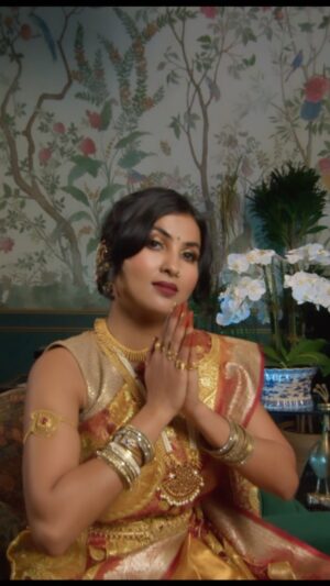 Vidya Vox Instagram - “Vanakkam” out now, everywhere! Tell everyone thaaanku 🥰🙏🏾