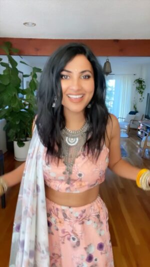 Vidya Vox Instagram - New song “Nachle” ft. @trichgraceann & @all_that_wordplay out on all streaming platforms now! This song goes out to all my Desi baddies! #nachlechallenge

Wearing @tlviclothing & my fav @payalsinghal for @indya

#bacardisessions #dowhatmovesyou