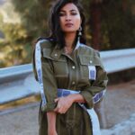 Vidya Vox Instagram – Dreaming of traveling again! Jumpsuit by the amazing @ji.won.choi. She blends her Korean and American identities through her creations. It’s also all made sustainably! I’m a huge fangirl 🥰💃🏽✨I had to add my jhumkas to it 💫