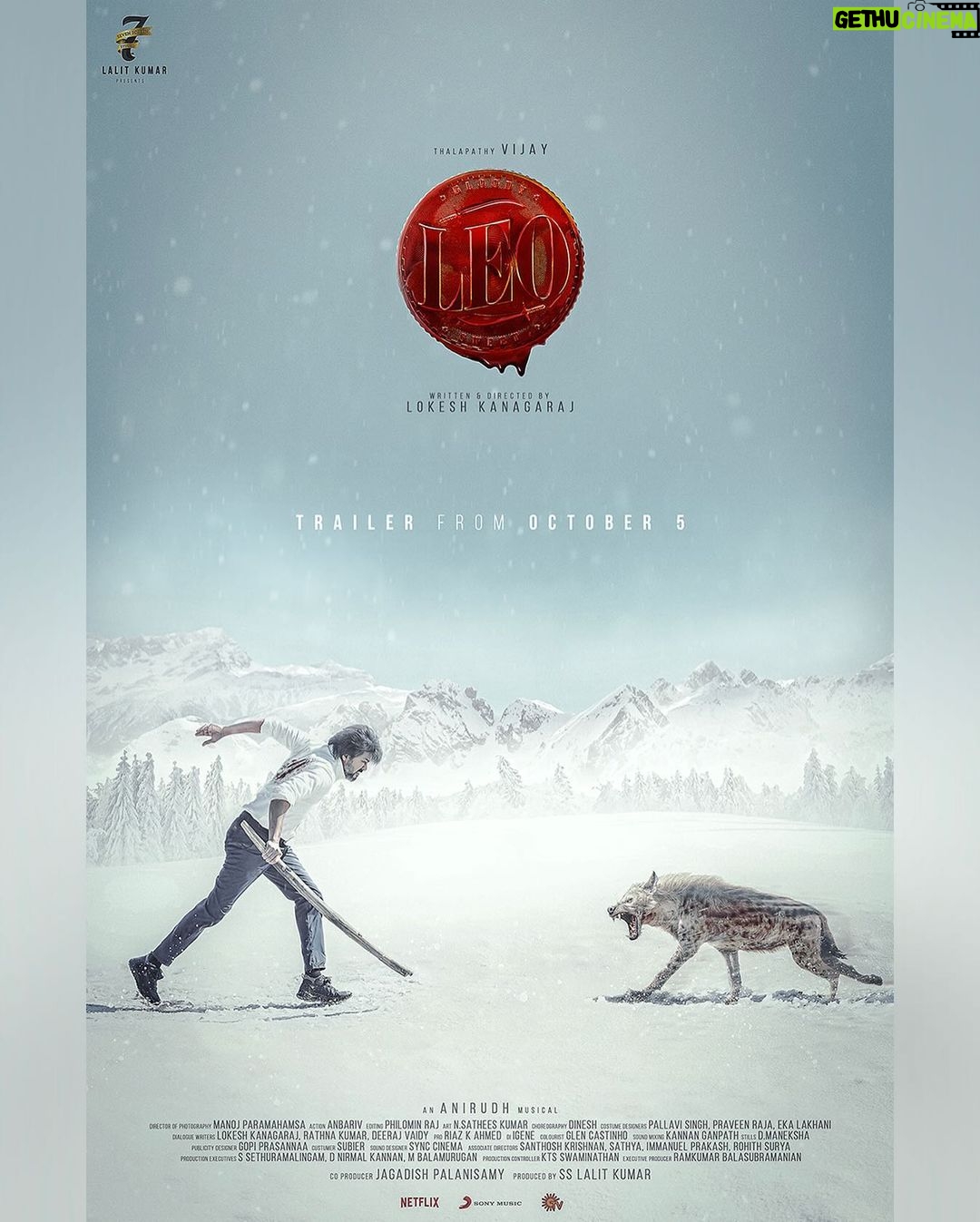 Vijay - 3.4 Million Likes - #LeoTrailerFromOct5