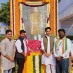 Vijay Vasanth Instagram – Paid floral tributes to Dr. BR Ambedkar alongwith @revanthofficial @deependersinghhooda @hibi_eden_