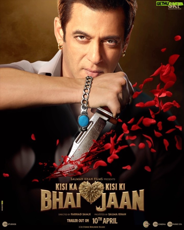 Vinali Bhatnagar Instagram - The action is about to get really intense! Dhamakedaar entry ke saath aa raha hai #KisiKaBhaiKisiKiJaan ka Trailer on April 10th. @beingsalmankhan @hegdepooja @venkateshdaggubati @farhadsamji @iamjaggubhai_ @bhumika_chawla_t @singhvijender #AbhimanyuSingh @raghavjuyal @jassie.gill @thesiddharthnigam @shehnaazgill @palaktiwarii @ravibasrur @realhimesh @thesajidwajid @sukhbir_singer @thisisdsp @payaldevofficial @amaal_mallik @vmanikandandop @shamiraah28 @skfilmsofficial @zeestudiosofficial @ZeeMusicCompany