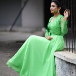 Vishnu Priya Instagram – 💚💚💚💚💚🍀☘️
.
This pretty green outfit from @ishu.closet5 💚 
Guys check out their page for more beautiful outfits & order fir yourself 💚🫶🏻 
.
📷: @paulino_pictures 💚 
.
 Makeover by @praneetha_beautymakeover 💚 
.
.
#green #outfits #fashion #blessed #instagram #nature #favourite #love #instagood #instalike #thankyou #loveyouall #familyno1 #realityshow #keepwatching #keepsupporting #zeetelugu