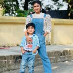Vishnu Priya Instagram - My world.., My Everything ♥️ 🧿🧿😘 . . & catch us on #familyno1 at 11pm today 🤗 Only on our favourite @zeetelugu ❤️🥰 . . . #family #zeetelugu #mom #son #motherhood #blessed #instgram #instapost #instadaily #instalove #thankyouthankyouthankyou #loveyouall❤️