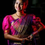 Vishnu Priya Instagram – Broken crayons still color 🤗🧿 
.
Wearing: @lokaa_fashions 💜 
.
📷: @the_pixel__photography 🩷 
.
.
.
#positivity #vibes #goodvibes #spreadjoy #life #everymomentcounts #bekind #begoodtopeople #sidshnu #subscribe #like #share #comment #thankyouthankyouthankyou #loveyouall