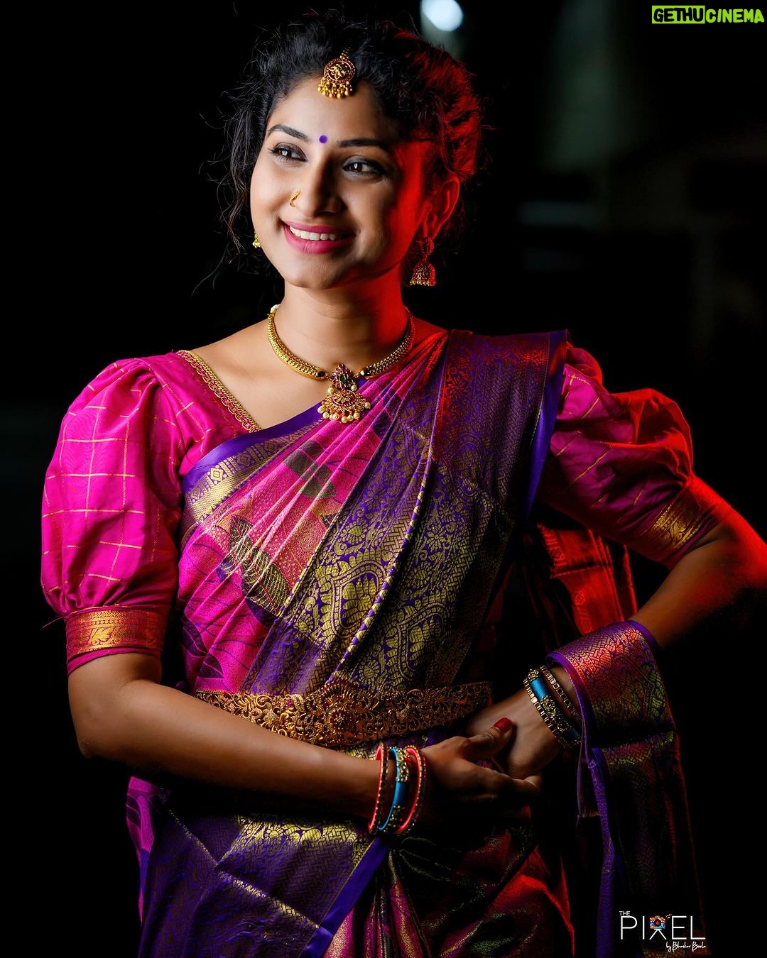 Vishnu Priya Instagram - Broken crayons still color š¤š§æ . Wearing: @lokaa_fashions š . š·: @the_pixel__photography š©· . . . #positivity #vibes #goodvibes #spreadjoy #life #everymomentcounts #bekind #begoodtopeople #sidshnu #subscribe #like #share #comment #thankyouthankyouthankyou #loveyouall
