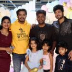 Vishnu Priya Instagram – My ❤️’s 

@vishnupriyaaofficial Atha @siddhardhvarma_official Mama @shivanag_shivan Mama @princessharini_official my cutie prenduu & my lil rockstar bro @ayaanshvarma_official #princessviya @nitya.saxena1186 @anchorravi_offl