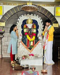 Vishnu Priya Instagram - Om sai ram 🙏🏻 Sarvejana sukhinobhavatu 😊