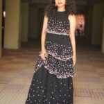 Vishnu Priya Instagram – Women who wear BLACK lead colourful lives ..! 
🖤🩶🤍🩵💙💜💚💛🧡❤️🩷 
.
Wearing: @taksh_fashionstudioz 🩶 
.
📷: @nikhilvsns 🩶 
.
.
#black #love #attire #outfits #fashion #telugu #actress #instagram #instagood #instalove #instadaily #insta #instapic #sidshnu #subscribe #like #share #comment #thankyouthankyouthankyou