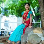 Vishnu Priya Instagram – తెలుగమ్మాయి తెలుగమ్మాయి కళ్ళలో వెన్నెలే వెలుగమ్మాయి……… 🤩🤗 
.
Attire: @ishu.closet5 💚
.
Jewellery: @emmadi_silver_jewellery 💚
.
📷: @yadala.ashok 💚
.
Hairstylist: @s.bhavani_hairstyler 💚 
.
.
#telugu #tradional #outfits #favourite #blessed #god #ganeshchaturthi #event #starmaa #instagood #instagram #instadaily #instalove #instafashion #photography #pictures #sidshnu #thankyou #loveyouall