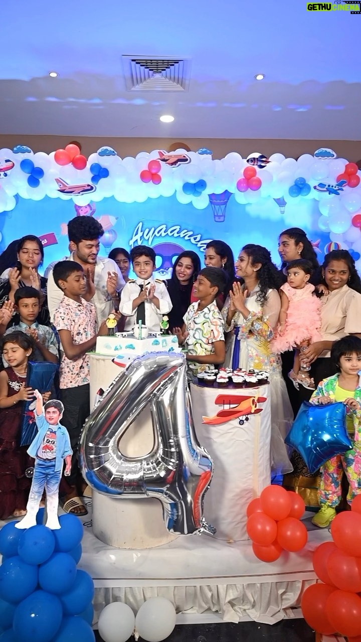 Vishnu Priya Instagram - Sometimes the simplest things mean the most ♥️🧿🤗 . . Birthday glimpse of @ayaanshvarma_official 🥳🤩 . . 📷: @panthambhanuprasad ♥️ . Edited by one & only @anthonykarthik__ ♥️ . . #birthday #cakes #party #kids #love #fun #memories #happyday #blessed #loveyouall #thankyou #instagram #insta #instadaily #instapost #sidshnu #subscribe #like #share #comment #thankyouthankyouthankyou