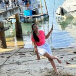 Vishnupriyaa bhimeneni Instagram - HOLIDAY 📸 Dump 💙💙💙💙🎆🎆🎆🧿🧿🥰🥰🙏🦋🦋🦋 #VISHNUPRIYABHIMENENI #rithuchowdary #girlsonavacation #oceanlove #island #krabi #Thailand #bestholiday #grateful #Energised Krabi, Thailand