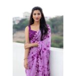 Vishnupriyaa bhimeneni Instagram - Just vibing with the colour 🎶💜 📸 @shareefnandyala M&H @pranathibandi Styling @greeshma_krishna.k #supergratefulfortoday💜 #justtobeliving💜 #justbreathingandbeing #living #conciousliving #happyliving #fightingwithintocalmitdown #dancingitout#purplevibes 💜